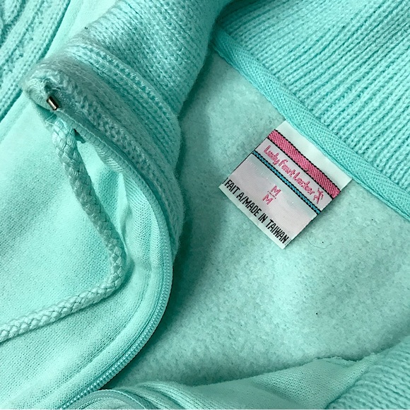 Cozy Soft Teal Fleece Zip -Up - Picture 4 of 10